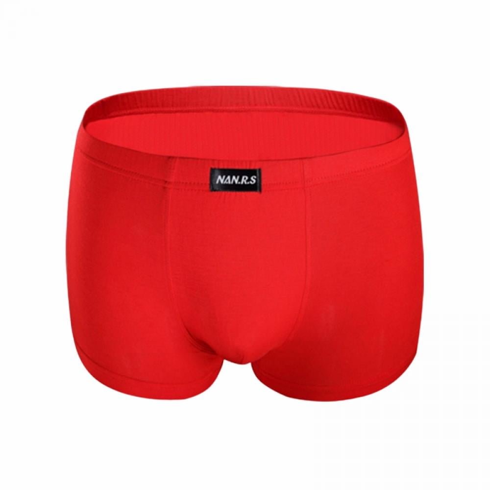 Underwear for Men Boxer Briefs - Mid-Rise Comfortable Breathable  Sweat-absorbing Elastic Quick Dry Casual Boyshorts(1-Packs)
