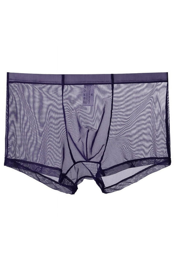 Underwear for Men Mens Mesh Comfortable Sweat-Absorbing-Thin Underwear with Flat Angle Pants Pants for Men