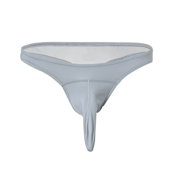 Underwear for Men Mens Solid Color Briefs Fashion Underwear Personalized Low-Waist Hoop Panties Buttock Covering Briefs Mens Underwear Briefs