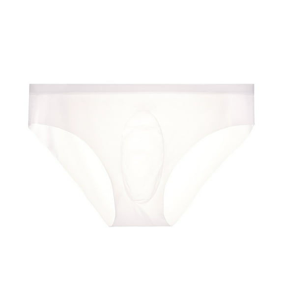 Underwear for Men One-Piece 3d Seamless Ice Silk Underpants Breathable Brief Panties