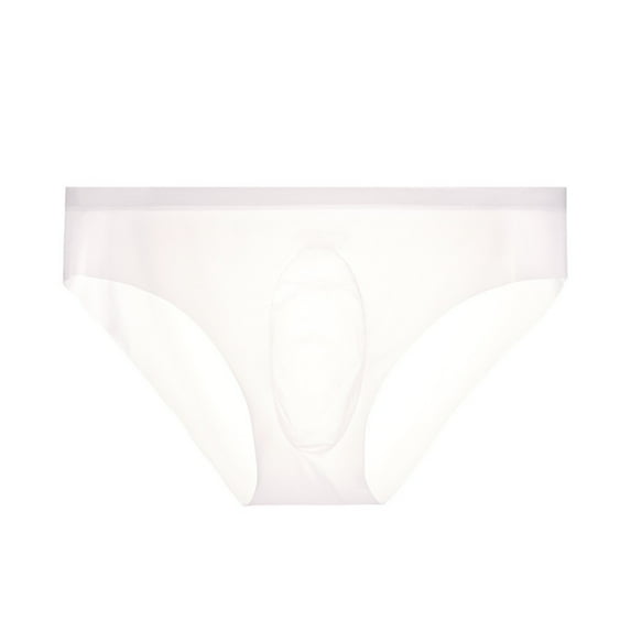 Underwear for Men One-Piece 3d Seamless Ice Silk Underpants Breathable Brief Panties