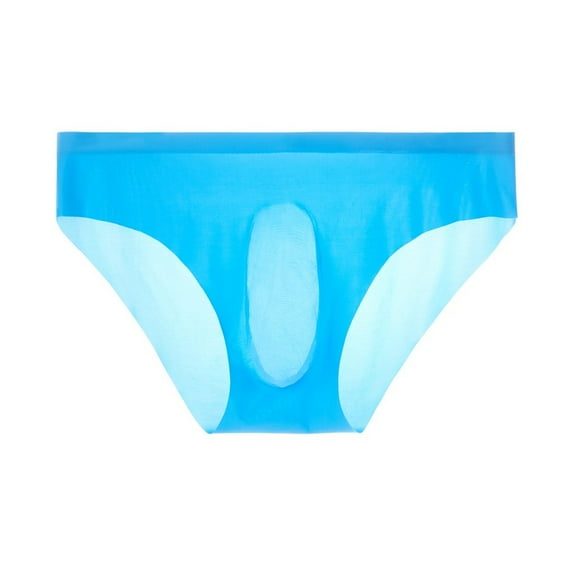 Underwear for Men One-Piece 3d Seamless Ice Silk Underpants Breathable Brief Panties