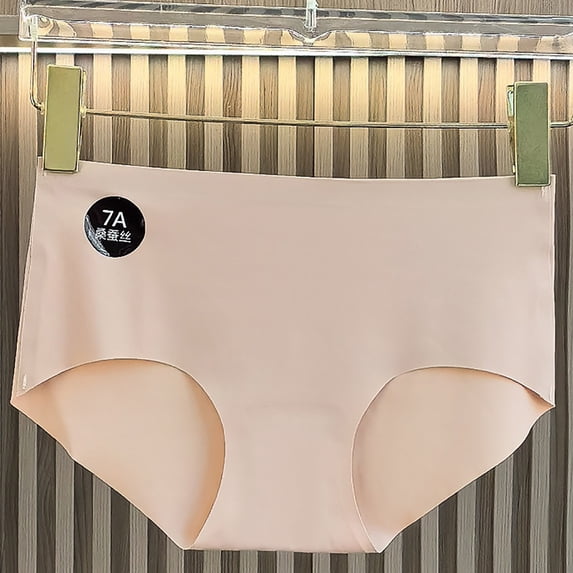 Underwear for Women Briefs Women's Seamless High Waist Comfortable Body Breathable Underwear Solid Briefs Cotton High Waist Underwear for Women L