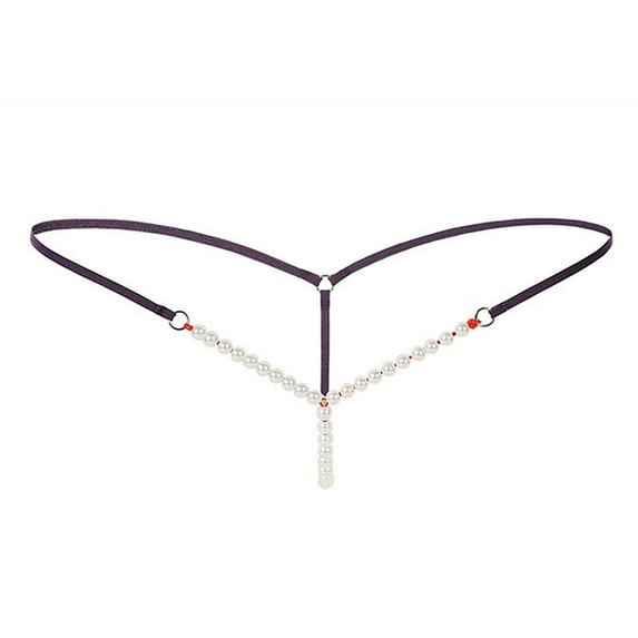 Underwear for Women Fashionable And Challenging One Size Funny Womens Underwear Pearl Massage T-Shaped Pants Pants for Women