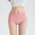 thumbnail image 1 of Underwear for Women JIANLAI Panties for Women No Show Ladies Panty Full Coverage Tagless Briefs Red, 1 of 9