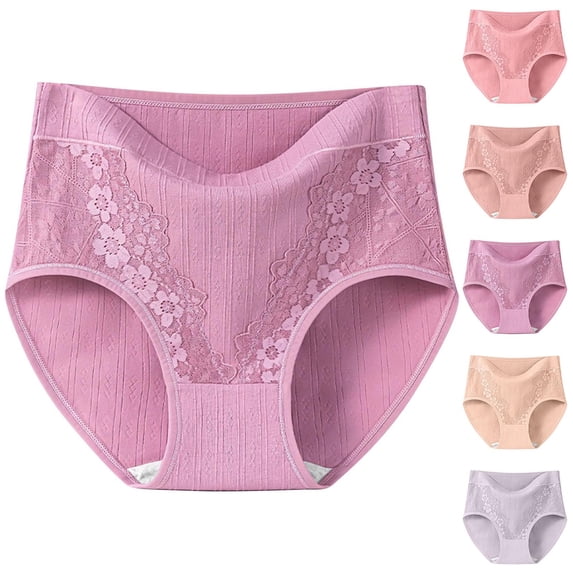 Underwear for Women Seamless Briefs, Cotton Gusset Breathable for All-Day Wear