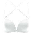 thumbnail image 1 of Underwear for Womens Criss Cross Back Front Snap Closure Bras Casual Fashion Thick Seamless Breathable Bralette, 1 of 4