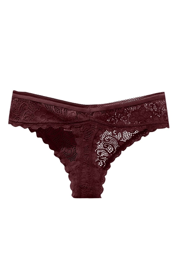 Underwear for women lace mesh thong â Sexy crotchless panties for women, low-rise lingerie for romantic evenings or private time