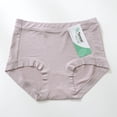 thumbnail image 1 of Underwear, modal high waisted underwear, 7A grade pure cotton antibacterial crotch underwear, seamless hip triangle pants, women's underwear, 3-piece set, 1 of 9