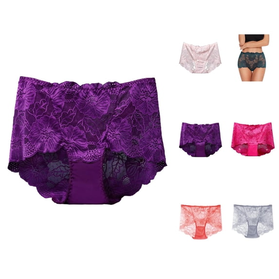 Underwear for women mesh panties – Sexy sheer lace low-rise panties for women, breathable see-through underwear for summer, date night, or everyday wear