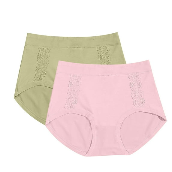 Underwearset for Women Underwear for Women High Cut, Women's Underwear Mid Waist Breathable Plus Size Comfortable