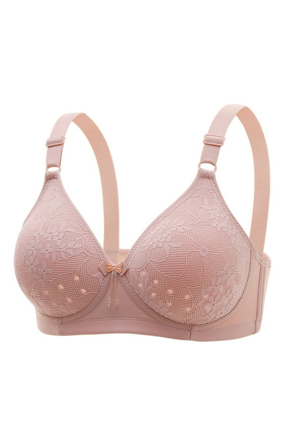 Underwire Bras for Women Adjustable Strap Compression Push up T-shirt Bras No Rims Seamless Convertible Bralettes