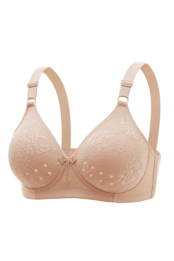 Underwire Bras for Women Adjustable Strap Compression Push up T-shirt Bras No Rims Seamless Convertible Bralettes