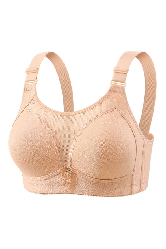 Underwire Convertible Bra for Women - Light Support Smooth U Back Bra with BC Cup Sizing