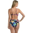 thumbnail image 1 of Underwire Draped Over the Shoulder Bikini Swimsuit Top 8 Indigo//By the Sea, 1 of 5