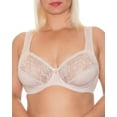 thumbnail image 1 of Underwire Full Coverage Bra Wide Straps Support Panels Plus Size 34 36 38 40 42 44 / C D E F G H I J (40C, Beige), 1 of 3