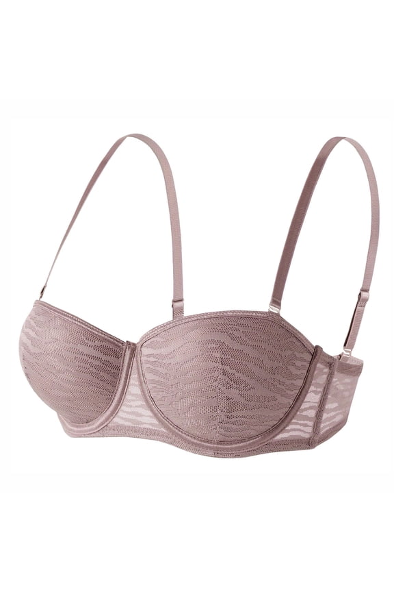 Underwire Tshirt Bras for Women Adjustable Strap Sexy Camisole Push Up Summer Thin Everyday Bra