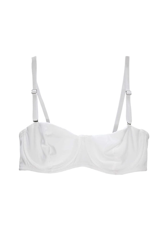 Underwire Tshirt Bras for Women Sexy Adjustable Strap Camisole Thin Push Up Everyday Bra
