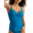 thumbnail image 1 of Underwire Wrap Tankini Top Swimsuit, 1 of 3