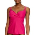 thumbnail image 1 of Underwire Wrap Tankini Top Swimsuit, 1 of 2