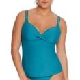 thumbnail image 1 of Underwire Wrap Tankini Top Swimsuit, 1 of 5