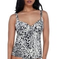 thumbnail image 1 of Underwire Wrap Tankini Top Swimsuit, 1 of 6