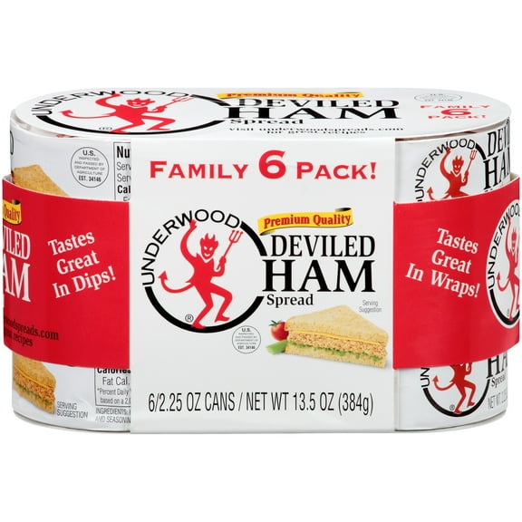 Underwood Deviled Ham Spread 6-2.25 oz. Cans