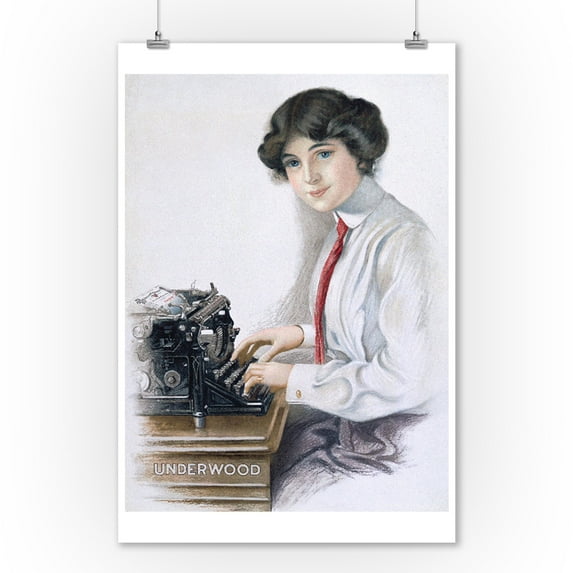 Underwood Vintage Poster (9x12 Art Print, Wall Decor Travel Poster)