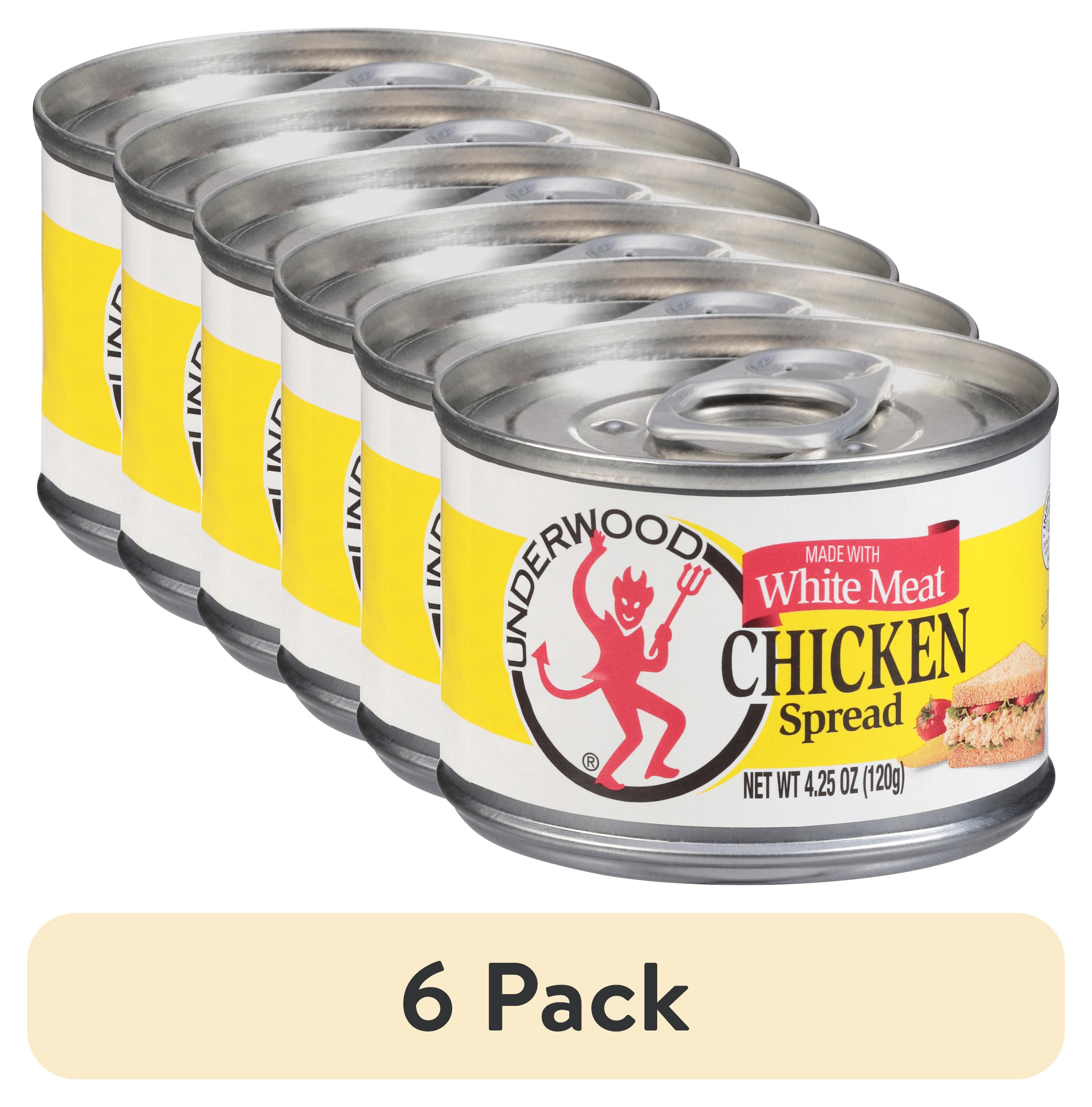 (6 pack) Underwood White Meat Chicken Spread, 4.25 oz