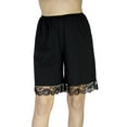 thumbnail image 1 of Underworks 9-Inch Inseam Cotton Pettipants Black Small, 1 of 5