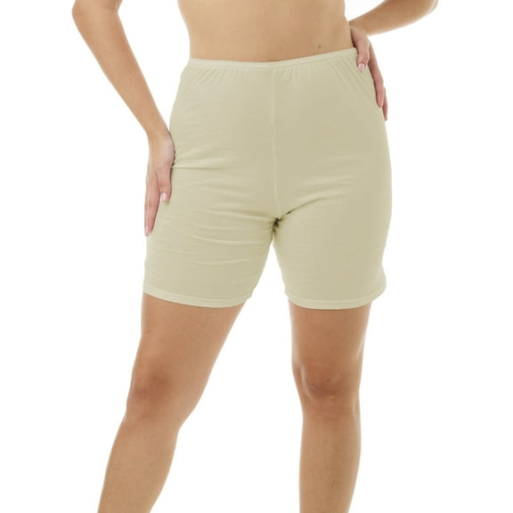 Underworks Cotton Inseam 8-inch Bloomers 3-Pack