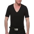 thumbnail image 1 of Underworks FTM Cotton Concealer V-neck Compression T-shirt, 1 of 2