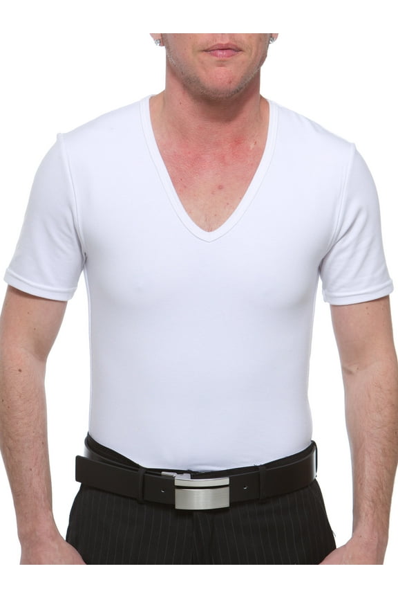 FTM Cotton Concealer V-neck Compression T-shirt