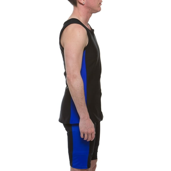 Underworks FTM Sleeveless Chest Binder Swim Top Black/Black Small