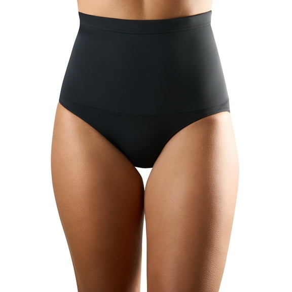 Underworks High-Waisted Compression Shapewear Panty - Black - 3XLarge
