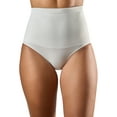 thumbnail image 1 of Underworks High-Waisted Compression Shapewear Panty - White - Large, 1 of 2