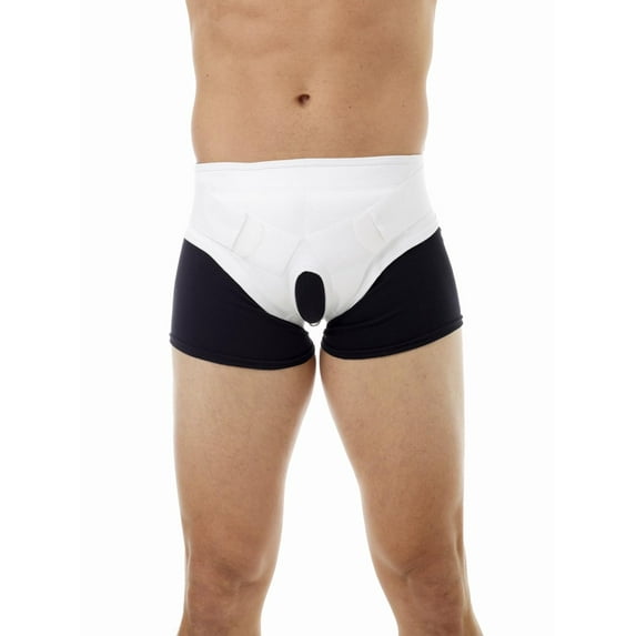 Underworks INGUINAL HERNIA SUPPORT BRACE WITH HOT/COLD THERAPY PADS INCLUDED Medium 33-36 Waist