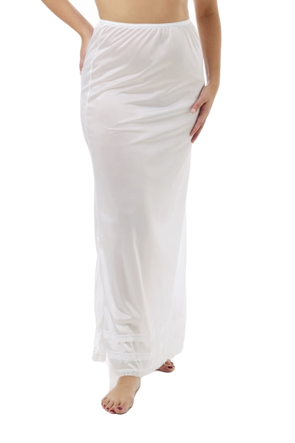 Maxi Length Half Slips Nylon