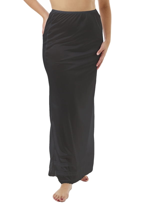 Maxi Length Half Slips Nylon
