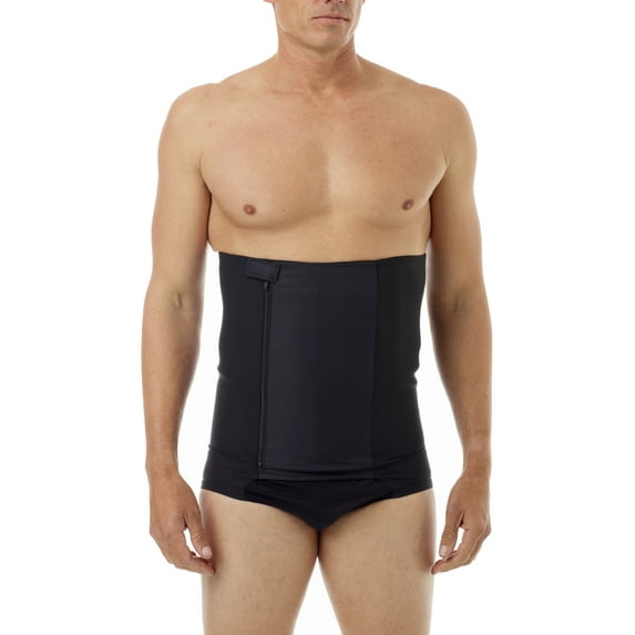 Underworks Men 12-Inch Belly Buster Zip-n-Trim Support Brief
