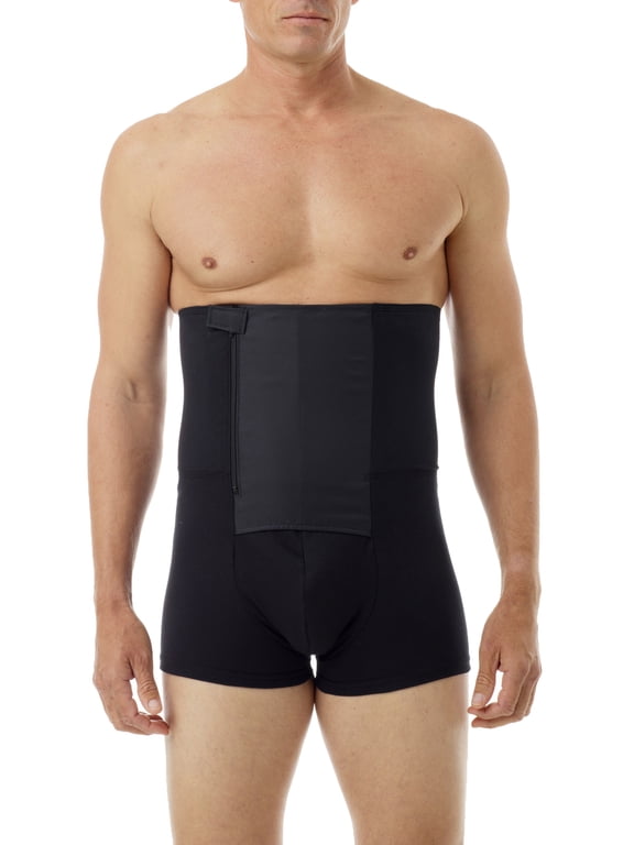Men 8-Inch Zip-n-Trim Support Boxer Brief