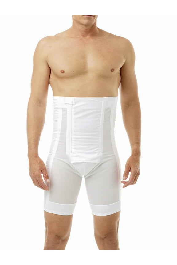 Men Body Shaper Long Leg Brief Girdle