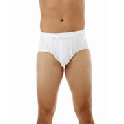 Underworks Men Mens Inguinal Hernia Brief - White - Large