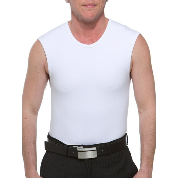 Underworks Mens Cotton Concealer Compression Muscle Shirt