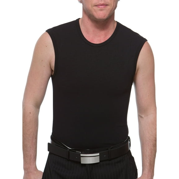 Underworks Mens Cotton Concealer Compression Muscle Shirt