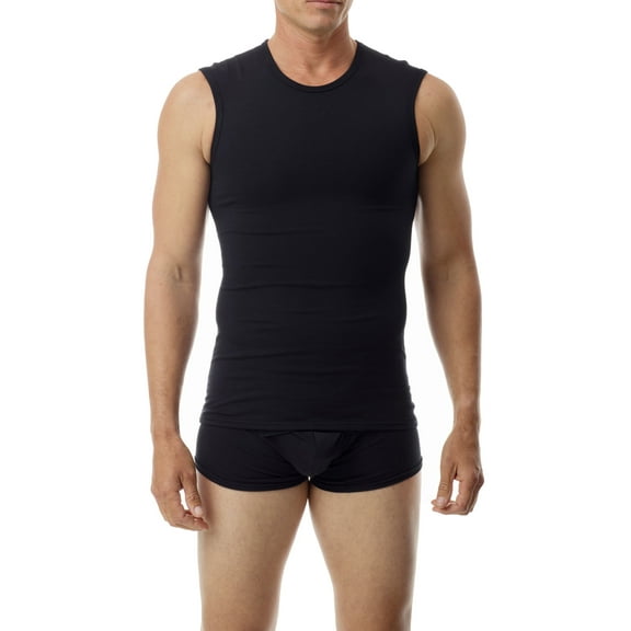Underworks Mens Cotton Concealer Compression Muscle Shirt