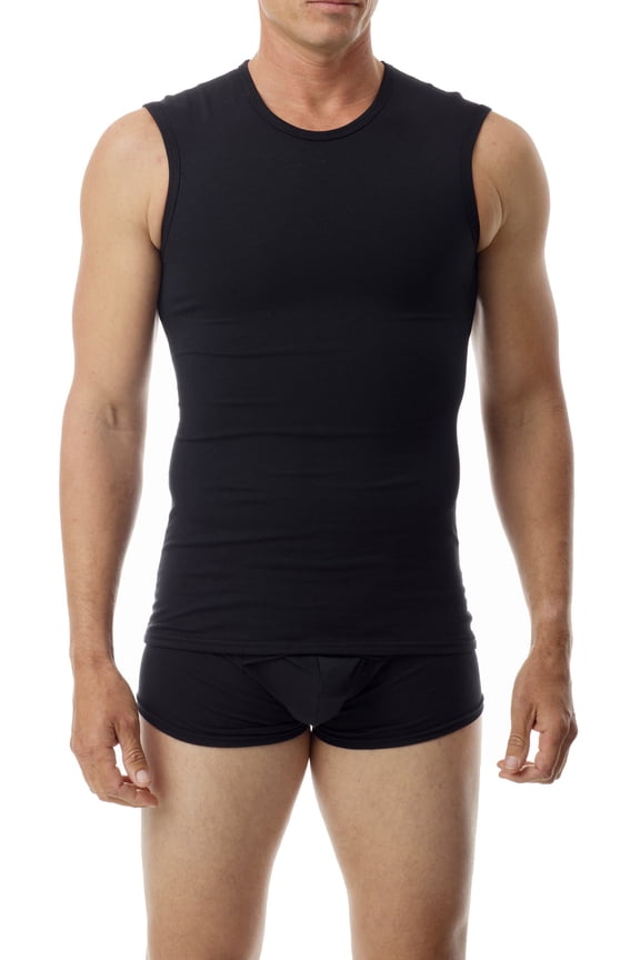 Mens Cotton Concealer Compression Muscle Shirt