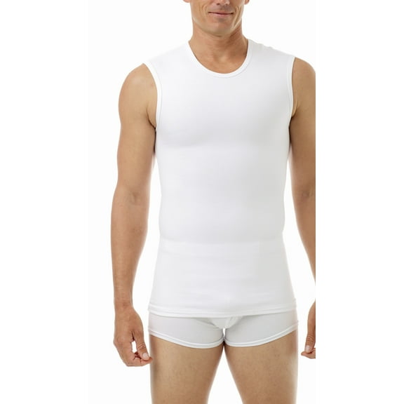 Underworks Mens Cotton Concealer Compression Muscle Shirt