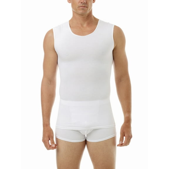 Underworks Mens Cotton Spandex Compression Muscle Shirt