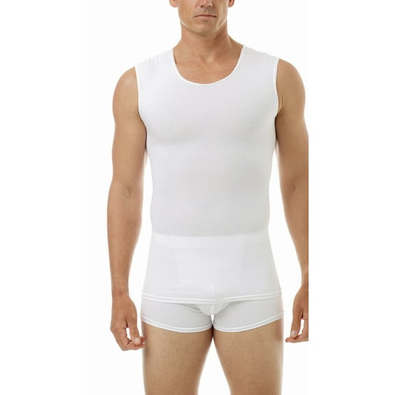 Underworks Mens Cotton Spandex Compression Muscle Shirt
